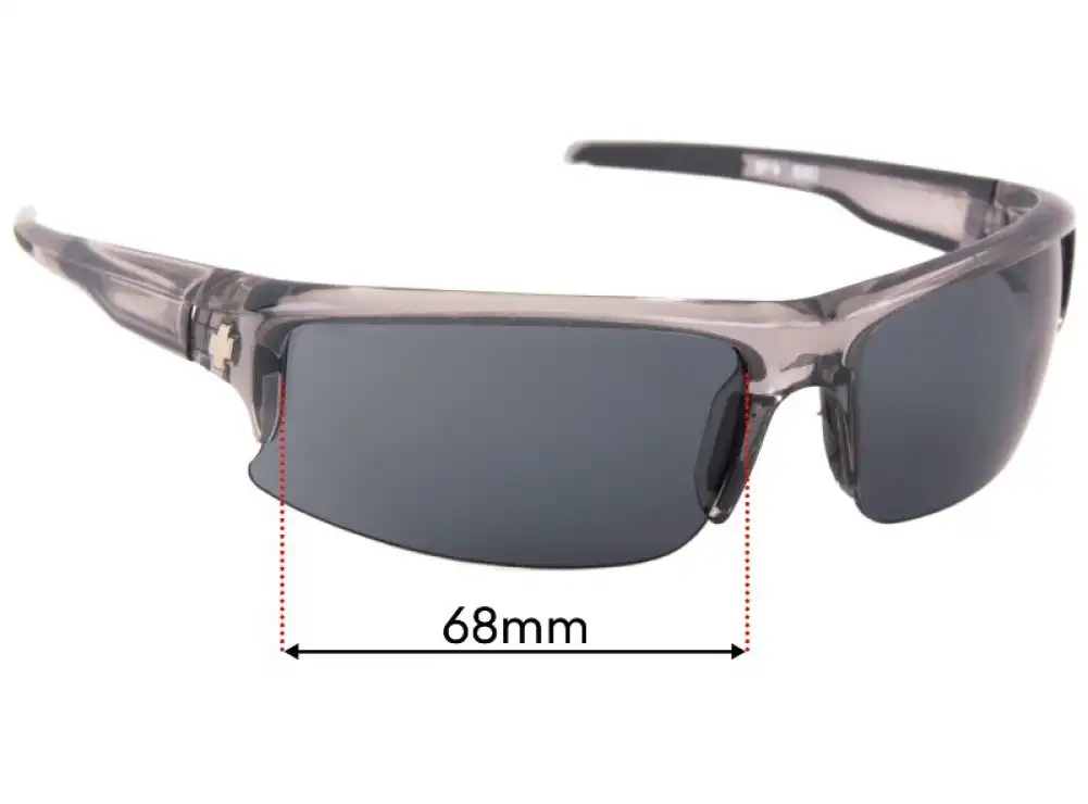 Sunglass Fix Replacement Lenses for Spy Optic Rivet - 68mm Wide Sunglass Fix Replacement Lenses for Spy Optic Rivet - 68mm Wide