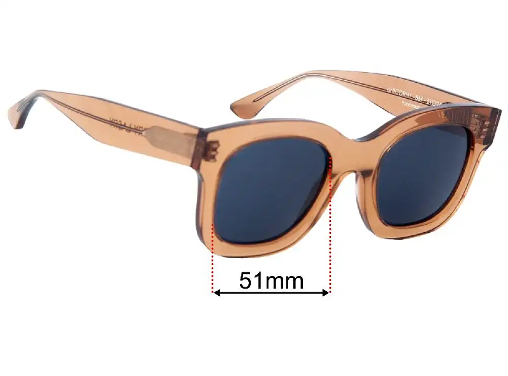 Sunglass Fix Replacement Lenses for Thierry Lasry Unicorny 864 - 51mm Wide Sunglass Fix Replacement Lenses for Thierry Lasry Unicorny 864 - 51mm Wide