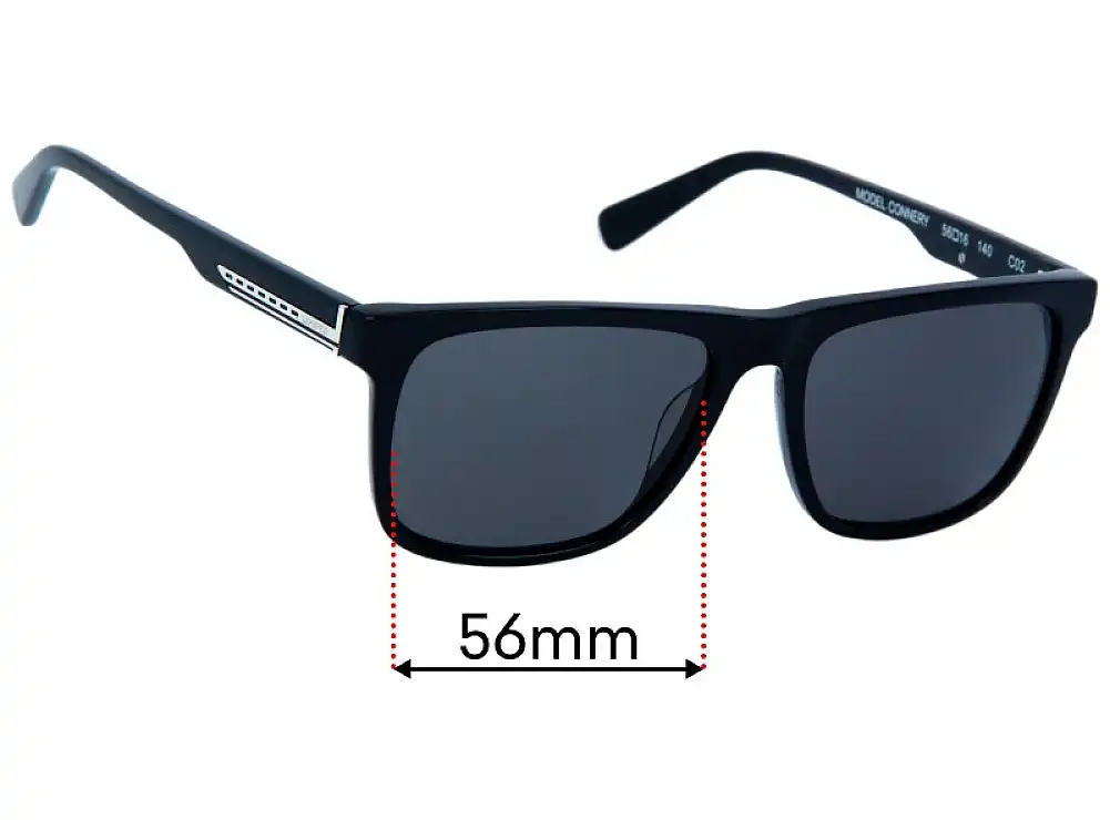 Sunglass Fix Replacement Lenses for Wayne Cooper Connery - 56mm Wide Sunglass Fix Replacement Lenses for Wayne Cooper Connery - 56mm Wide