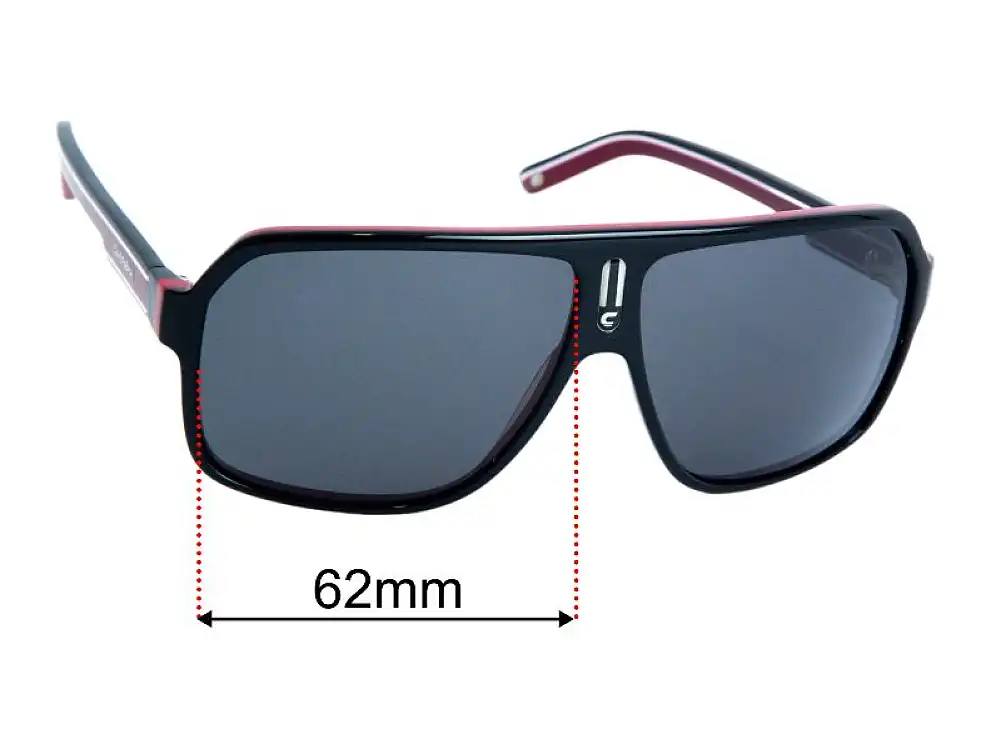 Sunglass Fix Replacement Lenses for Carrera 27S - 62mm Wide Sunglass Fix Replacement Lenses for Carrera 27S - 62mm Wide