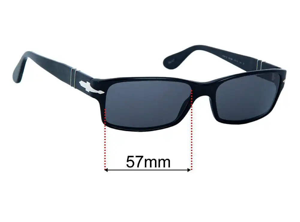 Sunglass Fix Replacement Lenses for Persol 2747-S - 57mm Wide Sunglass Fix Replacement Lenses for Persol 2747-S - 57mm Wide