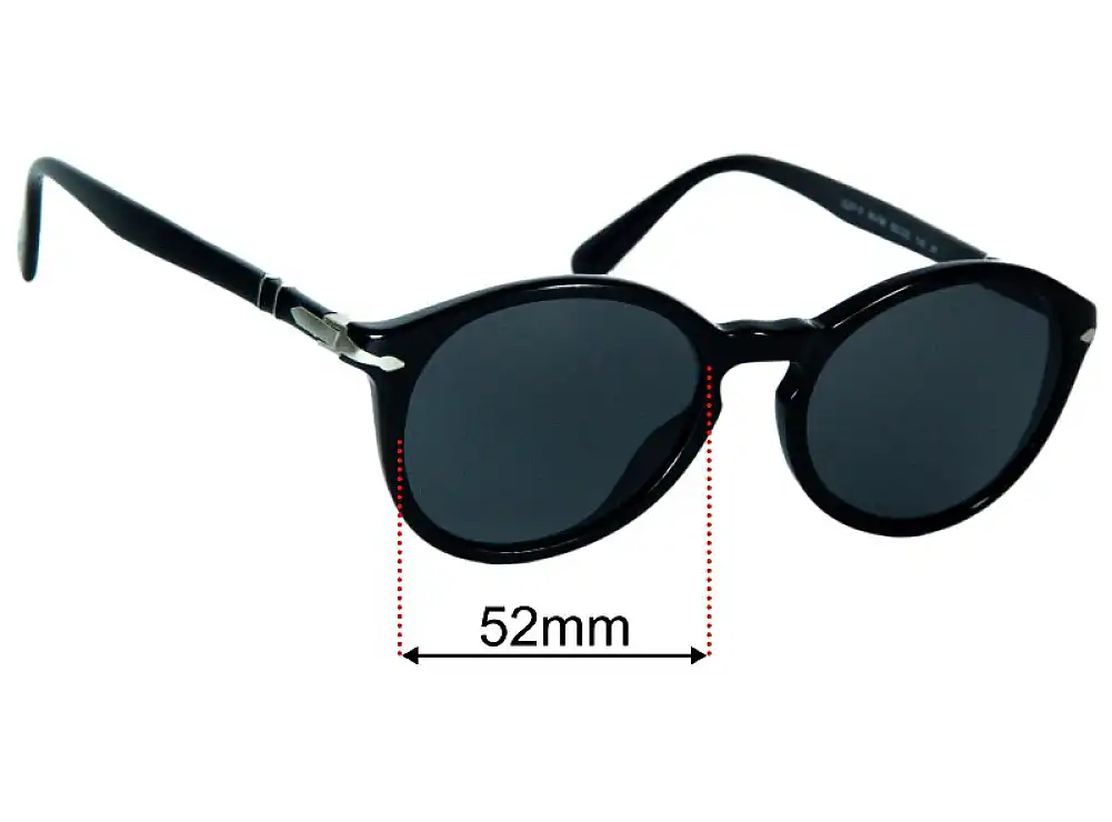 Sunglass Fix Replacement Lenses for Persol 3237-S - 52mm Wide Sunglass Fix Replacement Lenses for Persol 3237-S - 52mm Wide