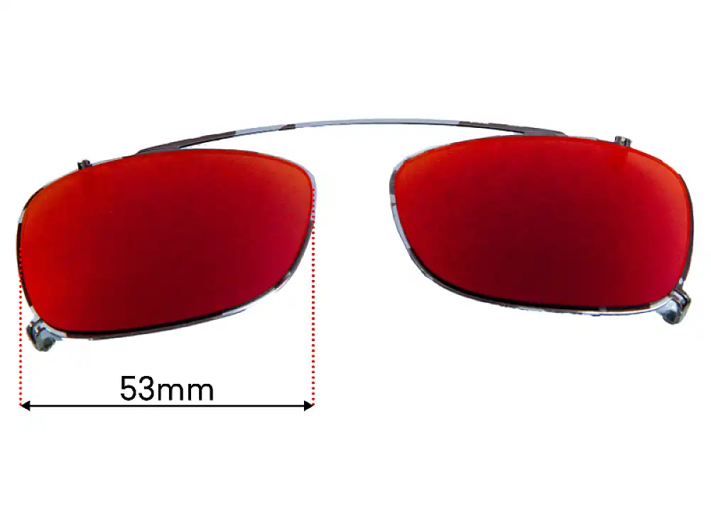 Sunglass Fix Replacement Lenses for Ray-Ban RB5228-C - 53mm Wide Sunglass Fix Replacement Lenses for Ray-Ban RB5228-C - 53mm Wide
