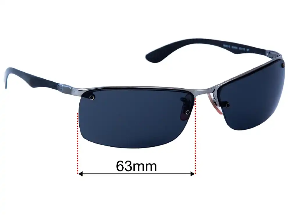Sunglass Fix Replacement Lenses for Ray Ban RB8315 Tech - 63mm Wide Sunglass Fix Replacement Lenses for Ray Ban RB8315 Tech - 63mm Wide