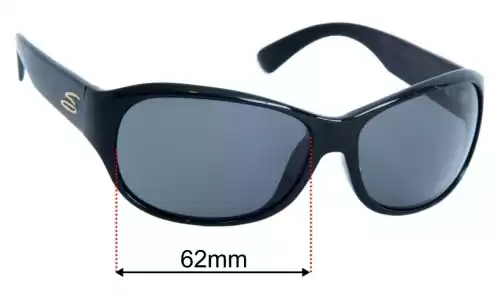 Sunglass Fix Replacement Lenses for Serengeti Giada - 62mm Wide Serengeti Giada Replacement Lenses 62mm wide