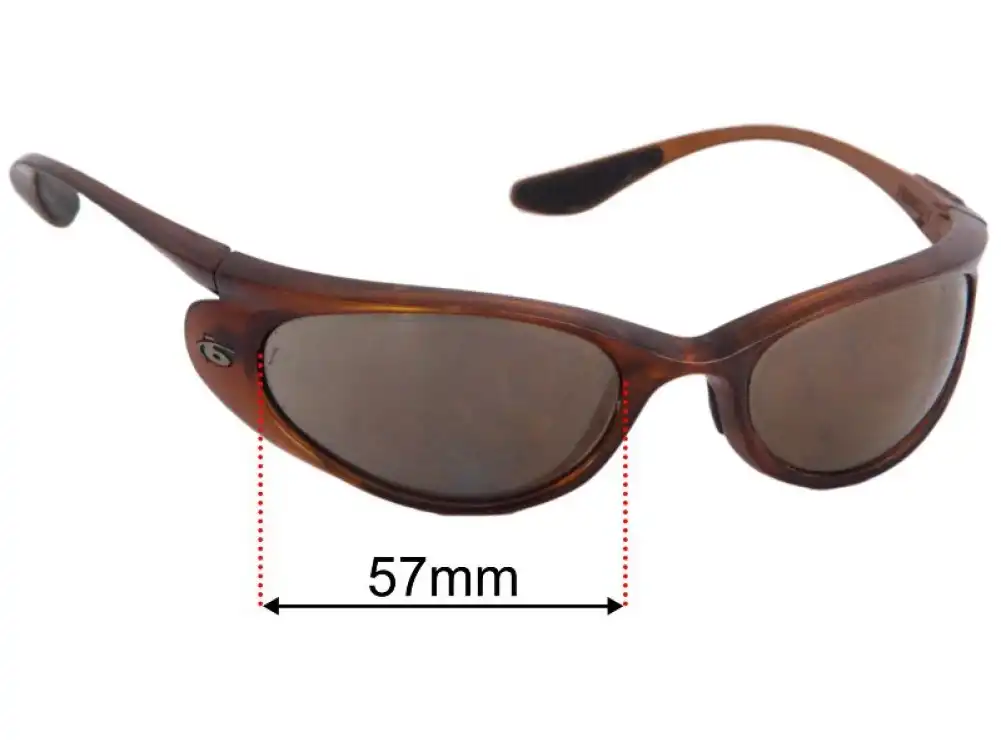 Sunglass Fix Replacement Lenses for Bolle Downdraft - 57mm Wide Sunglass Fix Replacement Lenses for Bolle Downdraft - 57mm Wide