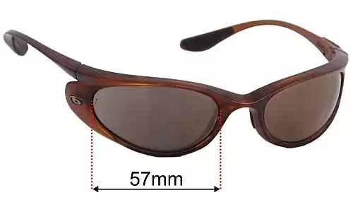 Sunglass Fix Replacement Lenses for Bolle Downdraft - 57mm Wide Bolle Downdraft Replacement Lenses 57mm wide