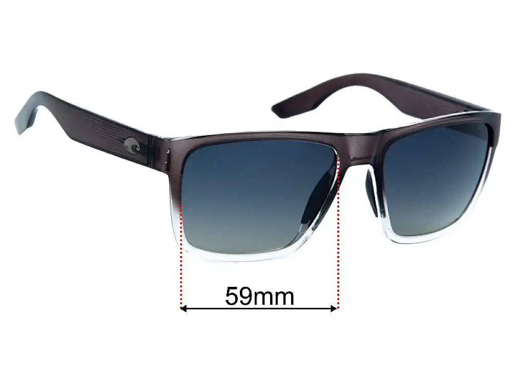 Replacement Lenses for Costa Del Mar Paunch XL 59mm Replacement Lenses for Costa Del Mar Paunch XL 59mm
