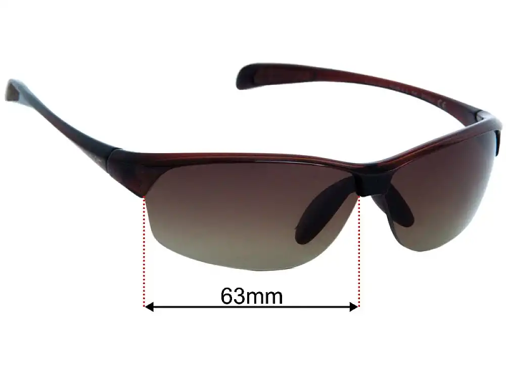 Sunglass Fix Replacement Lenses for Maui Jim MJ430 River Jetty - 63mm Wide Sunglass Fix Replacement Lenses for Maui Jim MJ430 River Jetty - 63mm Wide