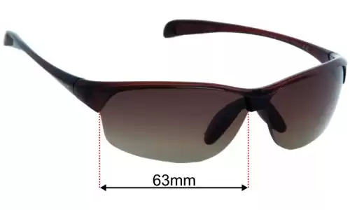 Sunglass Fix Replacement Lenses for Maui Jim MJ430 River Jetty - 63mm Wide Maui Jim MJ430 River Jetty Replacement Lenses 63mm wide