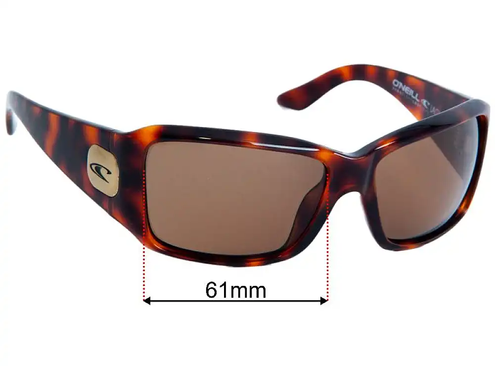 Sunglass Fix Replacement Lenses for O'Neill Laguna - 60mm Wide Sunglass Fix Replacement Lenses for O'Neill Laguna - 60mm Wide