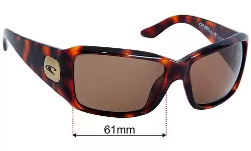 Sunglass Fix Replacement Lenses for O'Neill Laguna - 60mm Wide O'Neill Laguna Replacement Lenses 60mm wide