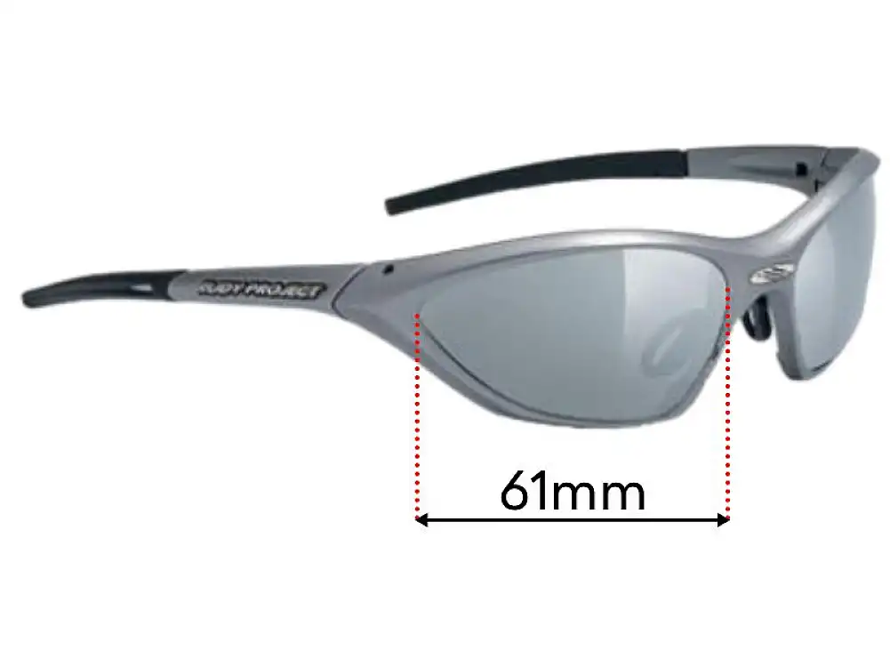 Sunglass Fix Replacement Lenses for Rudy Project Ekynox SX (small) - 61mm Wide Sunglass Fix Replacement Lenses for Rudy Project Ekynox SX (small) - 61mm Wide