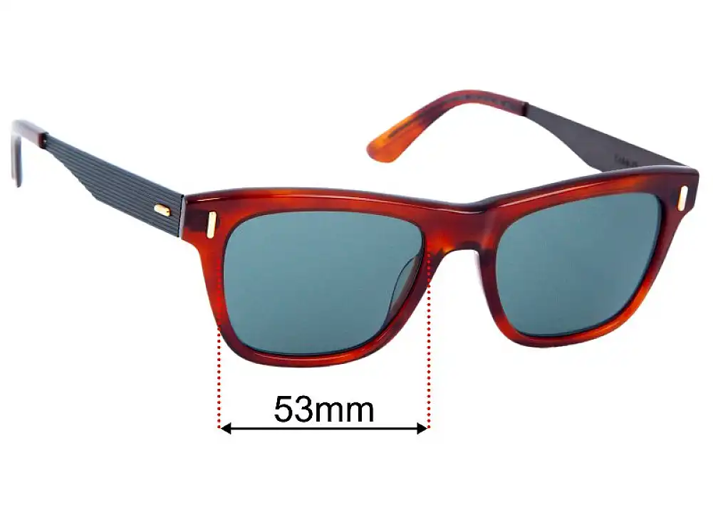 Sunglass Fix Replacement Lenses for Calvin Klein CK21526S - 53mm Wide Sunglass Fix Replacement Lenses for Calvin Klein CK21526S - 53mm Wide