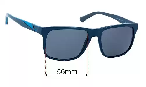 Sunglass Fix Replacement Lenses for Emporio Armani EA 4071 - 56mm Wide Emporio Armani EA 4071 Replacement Lenses 56mm wide