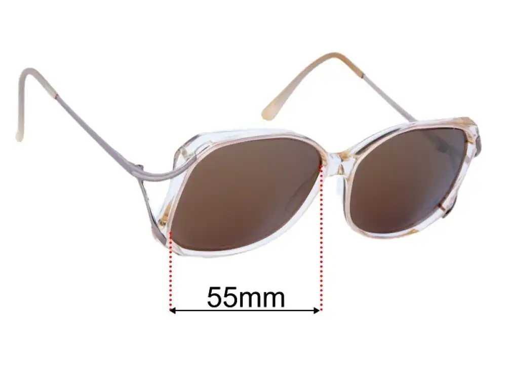 Sunglass Fix Replacement Lenses for Hoya PL50 - 55mm Wide Sunglass Fix Replacement Lenses for Hoya PL50 - 55mm Wide