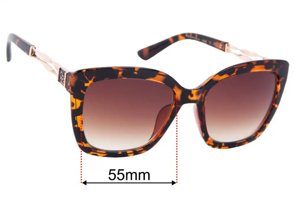 Sunglass Fix Replacement Lenses for Jessica Simpson J6203 - 55mm Wide Sunglass Fix Replacement Lenses for Jessica Simpson J6203 - 55mm Wide