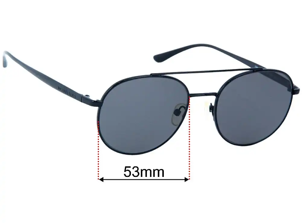 Sunglass Fix Replacement Lenses for Michael Kors MK1021 Lon - 53mm Wide Sunglass Fix Replacement Lenses for Michael Kors MK1021 Lon - 53mm Wide