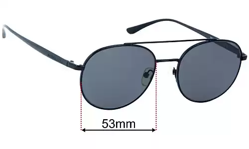 Sunglass Fix Replacement Lenses for Michael Kors MK1021 Lon - 53mm Wide Michael Kors MK1021 Lon Replacement Lenses 53mm wide