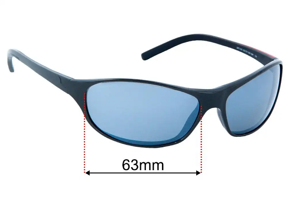 Sunglass Fix Replacement Lenses for Prada SPS01C - 63mm Wide Sunglass Fix Replacement Lenses for Prada SPS01C - 63mm Wide