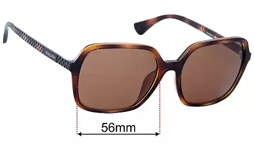 Sunglass Fix Replacement Lenses for Polo RA 5291U - 56mm Wide Polo RA 5291U Replacement Lenses 56mm wide