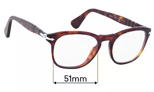 Sunglass Fix Replacement Lenses for Persol 3056-S - 51mm Wide Persol 3056-S Replacement Lenses 51mm wide