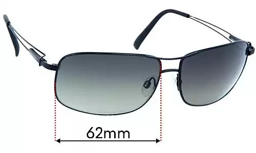 Sunglass Fix Replacement Lenses for Serengeti Sassari - 62mm Wide Serengeti Sassari Replacement Lenses 62mm wide