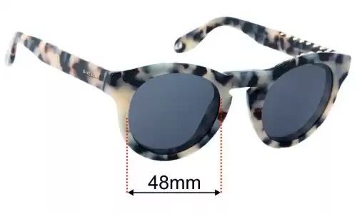Sunglass Fix Replacement Lenses for Givenchy GV 7018/F/S 48mm Givenchy GV 7018/F/S Replacement Lenses 48mm wide