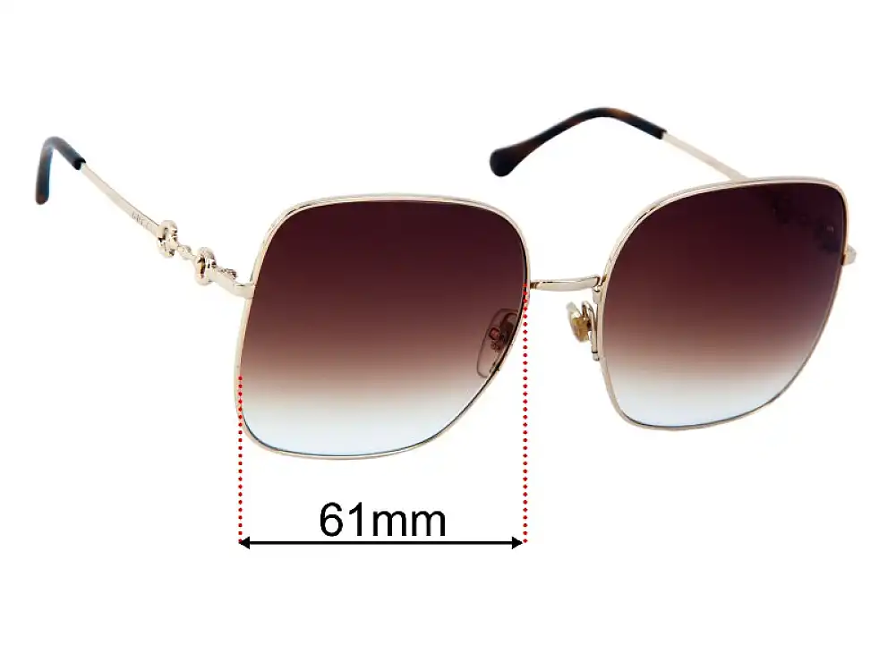 Sunglass Fix Replacement Lenses for Gucci GG0879S - 61mm Wide Sunglass Fix Replacement Lenses for Gucci GG0879S - 61mm Wide