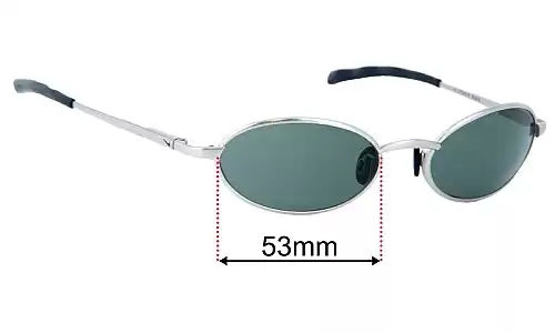 Sunglass Fix Replacement Lenses for Nike Vintage 002 - 53mm Wide Nike Vintage 002 Replacement Lenses 53mm wide