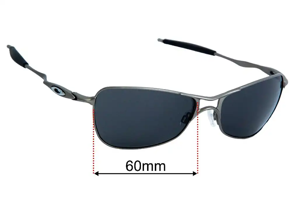 Sunglass Fix Replacement Lenses for Oakley Crosshair 1.0 - 60mm Wide Sunglass Fix Replacement Lenses for Oakley Crosshair 1.0 - 60mm Wide