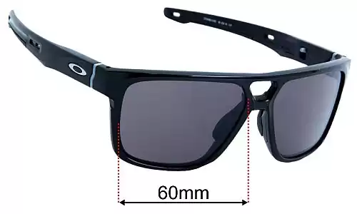 Sunglass Fix Replacement Lenses for Oakley Crossrange Patch OO9382 - 60mm Wide Oakley Crossrange Patch OO9382 Replacement Lenses 60mm wide