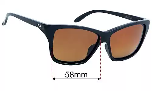 Sunglass Fix Replacement Lenses for Oakley Hold On OO9298 - 58mm Wide Oakley Hold On OO9298 Replacement Lenses 58mm wide