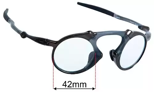 Sunglass Fix Replacement Lenses for Oakley X Metal Madman OO6019 - 42mm Wide Oakley X Metal Madman OO6019 Replacement Lenses 42mm wide