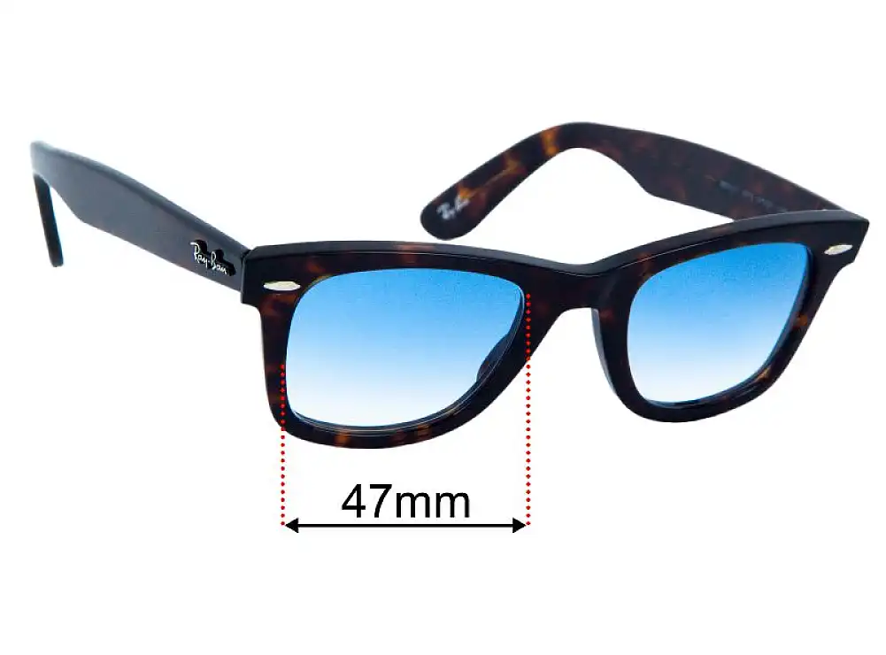 Sunglass Fix Replacement Lenses for Ray Ban RB5121 - 47mm Wide Sunglass Fix Replacement Lenses for Ray Ban RB5121 - 47mm Wide