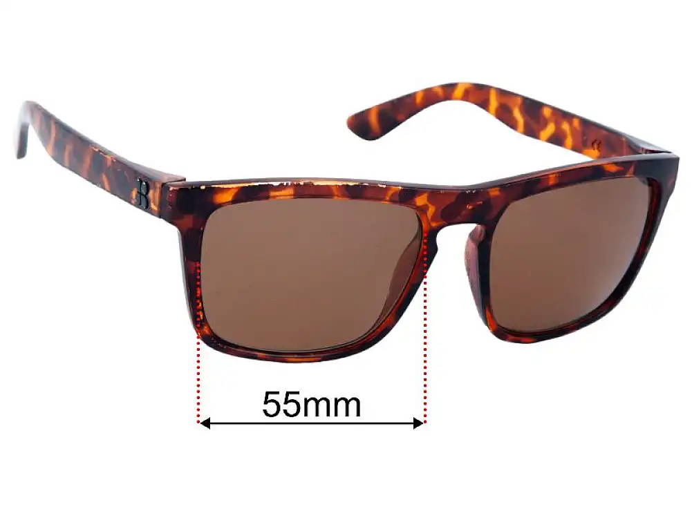 Sunglass Fix Replacement Lenses for SunGod Renegades - 55mm Wide Sunglass Fix Replacement Lenses for SunGod Renegades - 55mm Wide