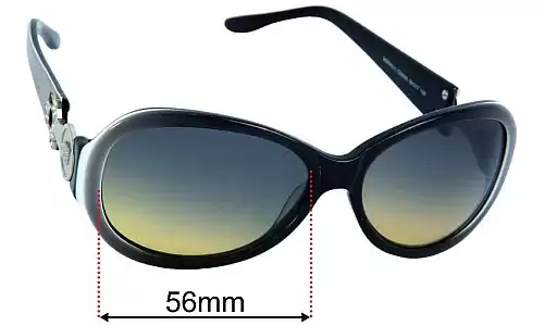 Sunglass Fix Replacement Lenses for Versace MOD 4014 - 56mm Wide Versace MOD 4014 Replacement Lenses 56mm wide