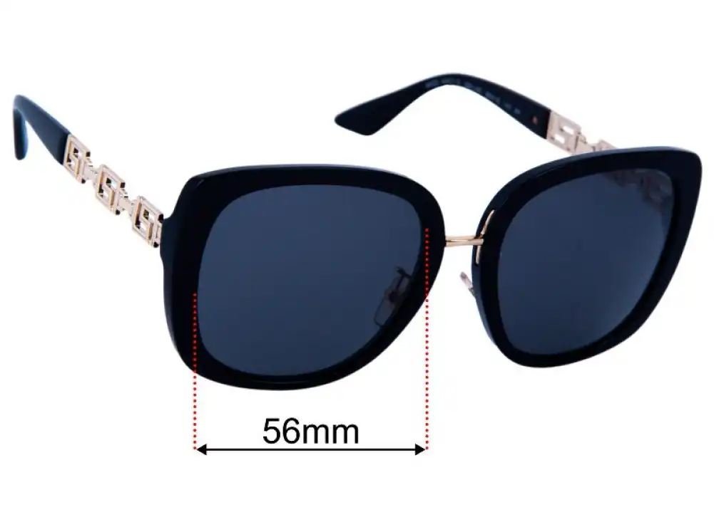 Sunglass Fix Replacement Lenses for Versace MOD 4407-D - 56mm Wide Sunglass Fix Replacement Lenses for Versace MOD 4407-D - 56mm Wide