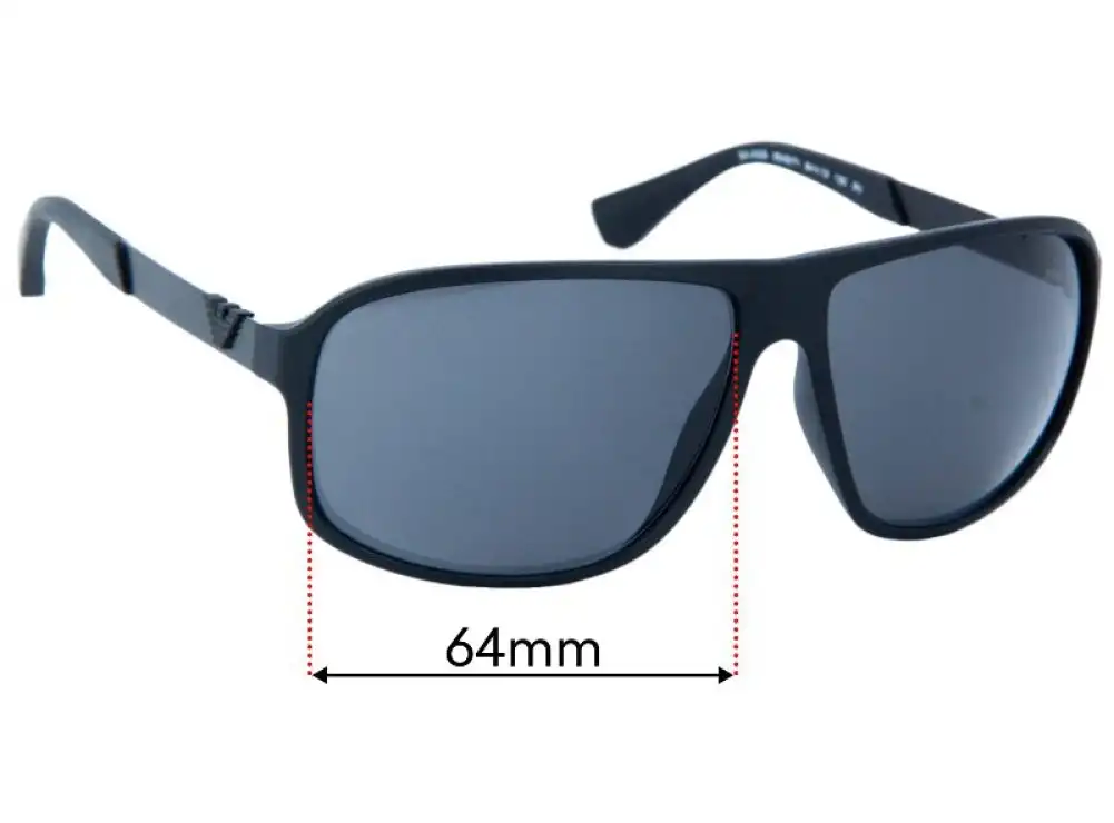 Sunglass Fix Replacement Lenses for Emporio Armani EA4029 - 64mm Wide Sunglass Fix Replacement Lenses for Emporio Armani EA4029 - 64mm Wide
