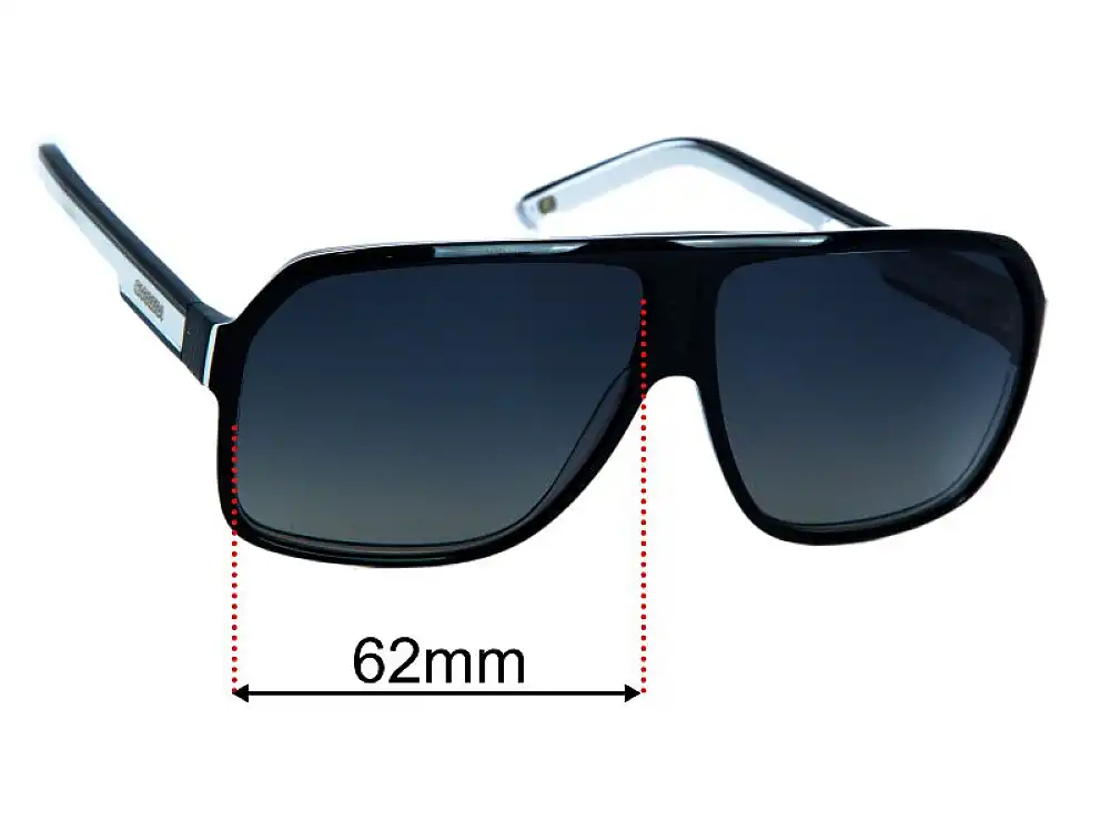 Sunglass Fix Replacement Lenses for Carrera 27 - 62mm Wide Sunglass Fix Replacement Lenses for Carrera 27 - 62mm Wide