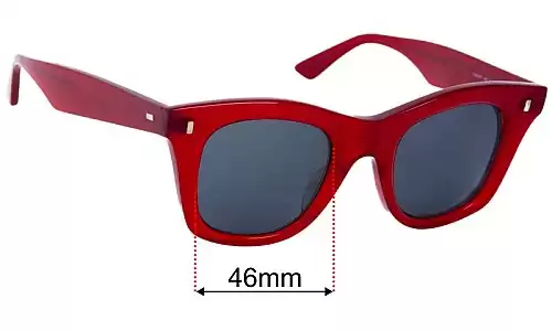 Sunglass Fix Replacement Lenses for Celine CL 40057I - 46mm Wide Celine CL 40057I Replacement Lenses 46mm wide