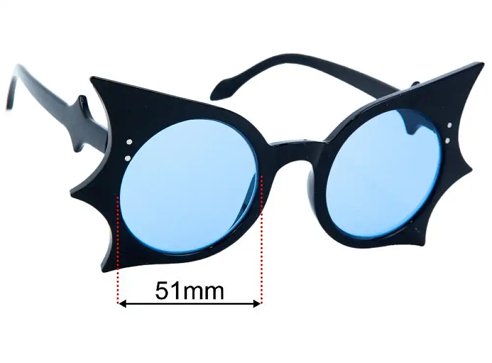 Sunglass Fix Replacement Lenses for Foxblood Vamped - 51mm Wide Sunglass Fix Replacement Lenses for Foxblood Vamped - 51mm Wide