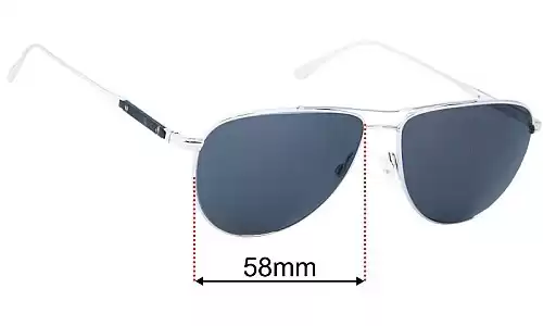 Oliver Peoples OV1301S Disoriano Replacement Lenses 58mm Oliver Peoples OV1301S Disoriano Replacement Lenses 58mm