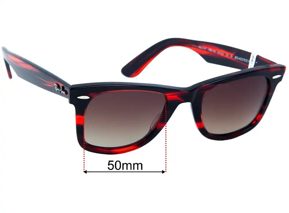 Sunglass Fix Replacement Lenses for Ray-Ban RB2140 Original Wayfarer BIO-Based - 50mm Wide Sunglass Fix Replacement Lenses for Ray-Ban RB2140 Original Wayfarer BIO-Based - 50mm Wide
