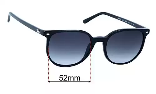 Sunglass Fix Replacement Lenses for Ray-Ban RB2197 Elliot - 52mm Wide Ray-Ban RB2197 Elliot Replacement Lenses 52mm wide