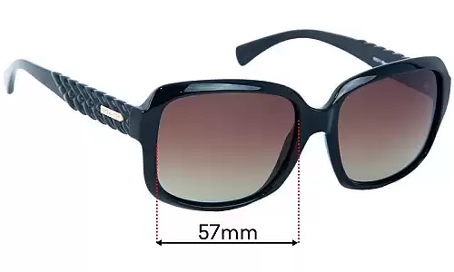 Sunglass Fix Replacement Lenses for Coach HC 8141 - 57mm Wide Coach HC 8141 Replacement Lenses 57mm wide