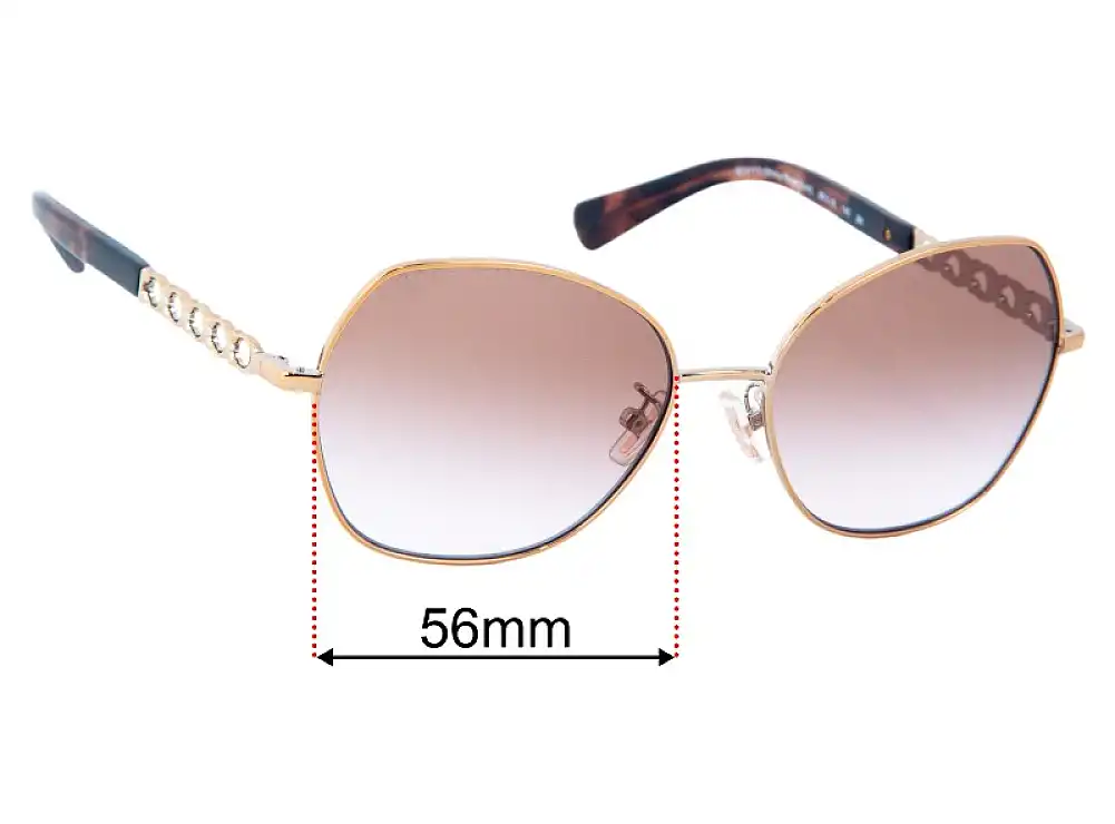 Sunglass Fix Replacement Lenses for Coach HC 7112 - 56mm Wide Sunglass Fix Replacement Lenses for Coach HC 7112 - 56mm Wide