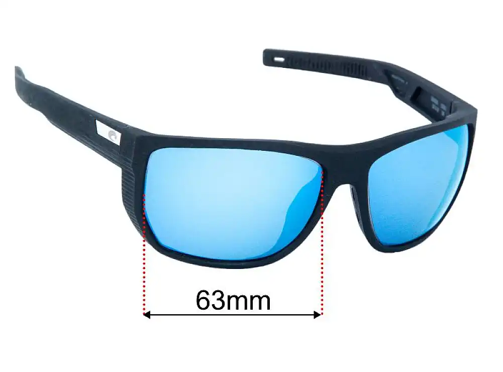 Sunglass Fix Replacement Lenses for Costa Del Mar Santiago - 63mm Wide Sunglass Fix Replacement Lenses for Costa Del Mar Santiago - 63mm Wide