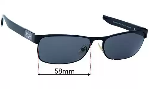 Sunglass Fix Replacement Lenses for Hugo Boss 0413/S - 58mm Wide Hugo Boss 0413/S Replacement Lenses 58mm wide