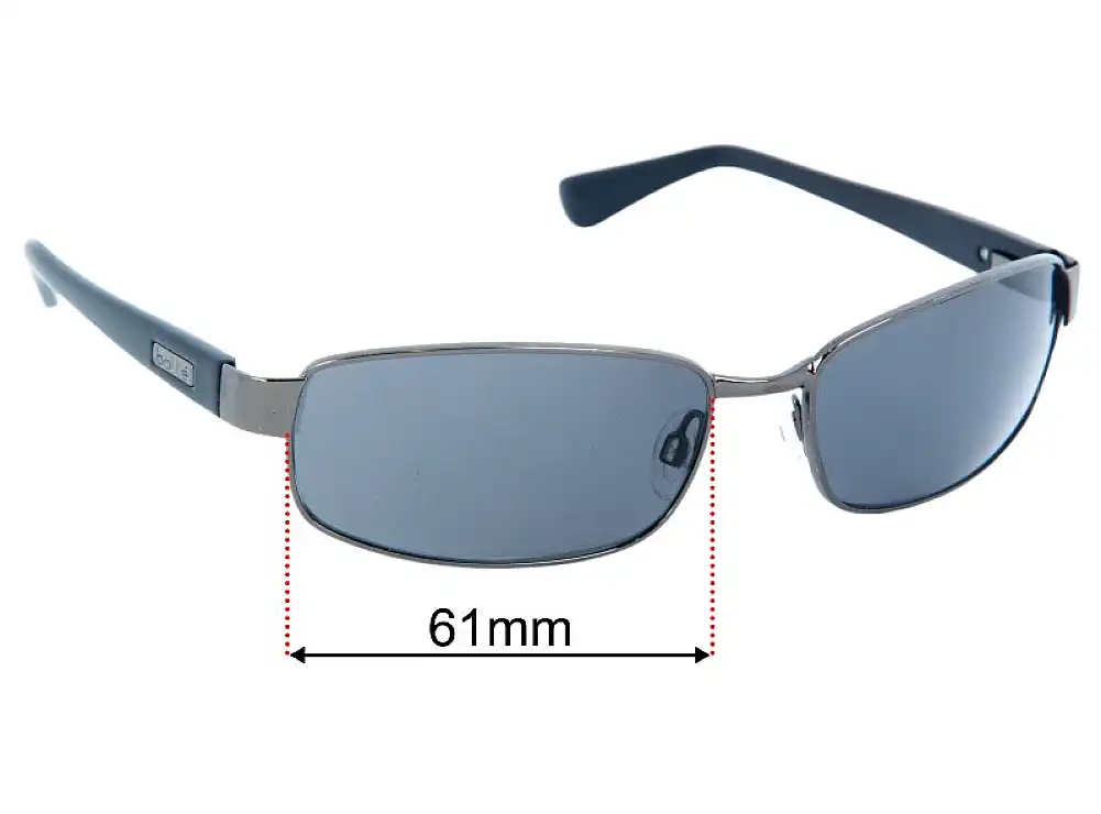 Sunglass Fix Replacement Lenses for Bolle Delancey - 61mm Wide Sunglass Fix Replacement Lenses for Bolle Delancey - 61mm Wide